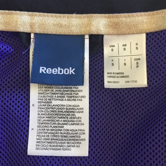 Reebok Black Athletic Exercise Lightweight Jacket - Picture 8 of 9